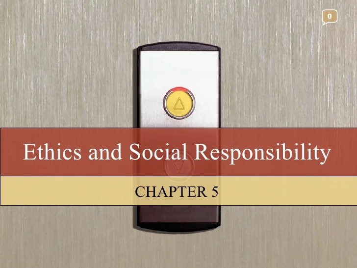 Ethics social responsibility pdf